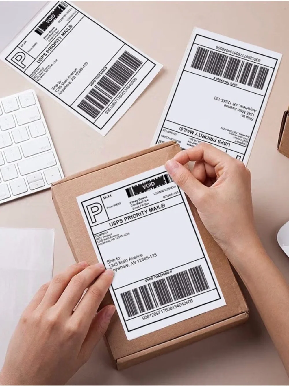 New Sticker Thermal Shipping Labels Pack of 500 4x6 Waterproof Strong Adhesive